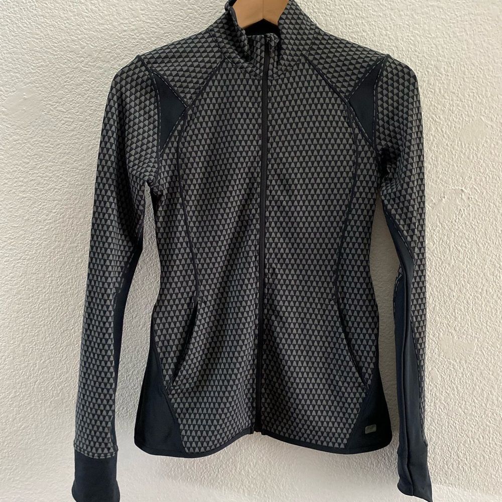 ASICS Fitsana Zip Jacket 125883 XS Extra Small EUC $90 Gym Running